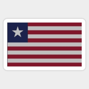 Liberia flag Sticker